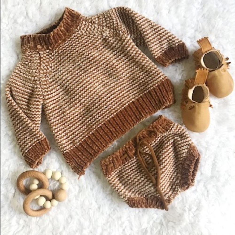 Rylee + Cru Chenille Sweater 0-3